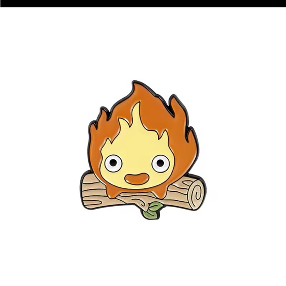 Fire Demon Cassifah Enamel Pins Anti-war Anime Cute Pin - Picture 4 of 8